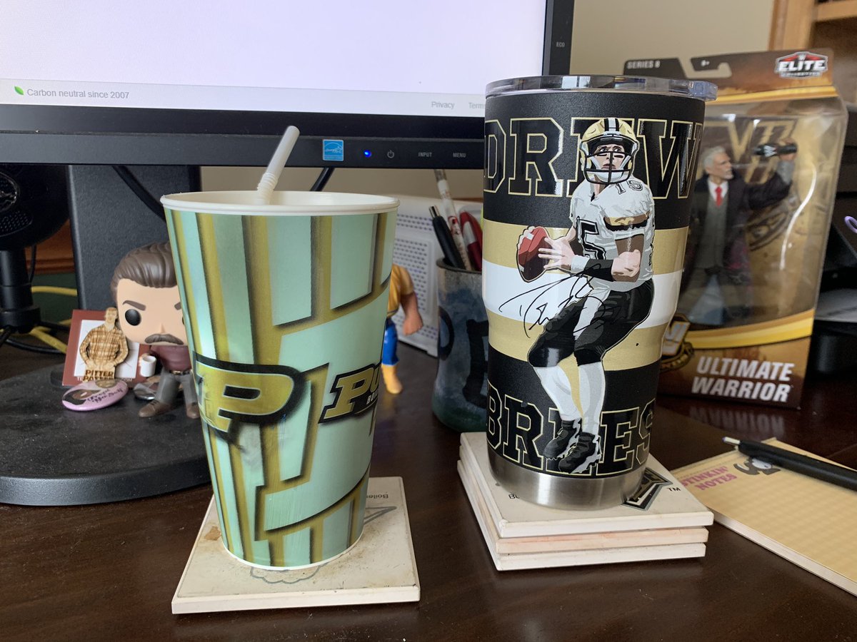 petehelland's tweet photo. Cheers to our GOAT for the ride. Purdue’s finest. The Rose Bowl run was my freshman year at Purdue. It’s been a privilege to follow a career of success and class. Cheers Drew! #Breesus #BoilerUp https://t.co/IOHdt4X5MX