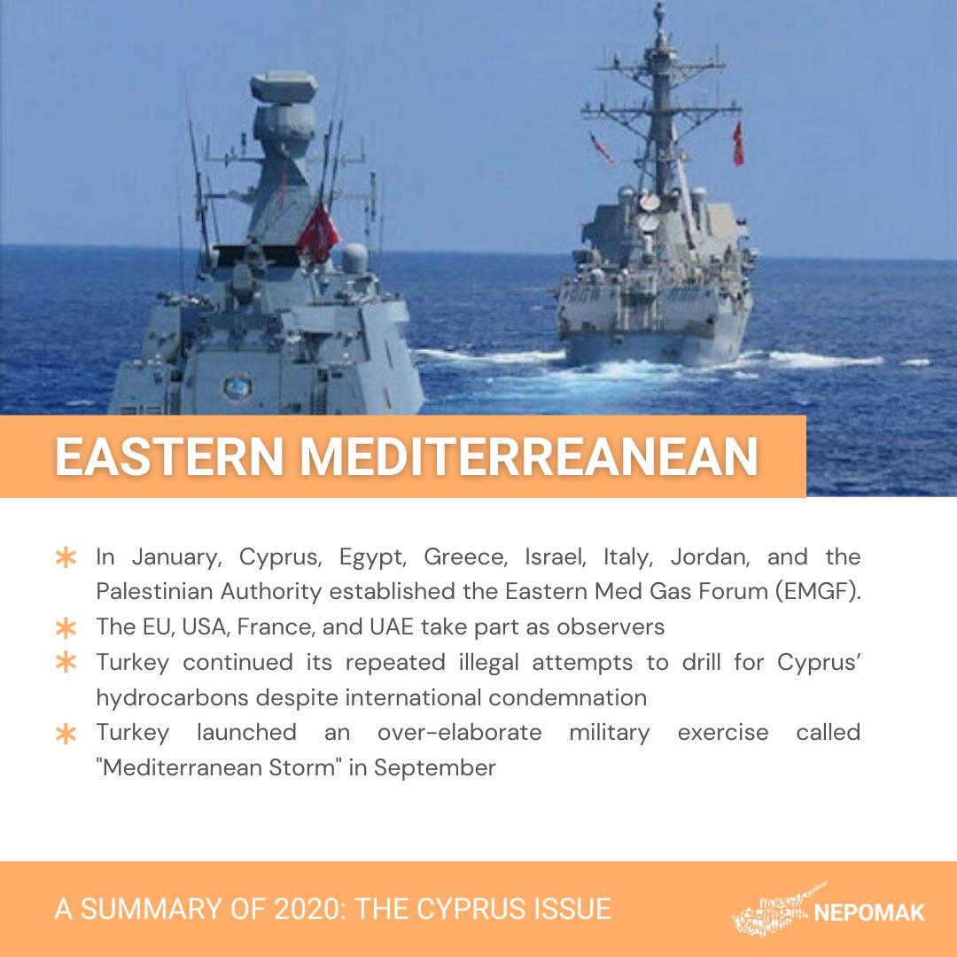 In addition to the deadly COVID pandemic, 2020 was a difficult year for Cyprus with Turkey increasing its provocations and renewing its efforts to permanently partition the island.We want to see a  #FreeUnitedCyprus where all Cypriots live & prosper together 