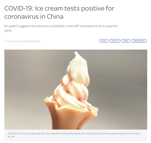 Did frozen yogurt write this headline?