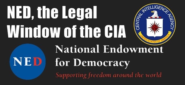 NED then executed Casey’s CIA work with a legal cover under the shadow of democratization. NED was allegedly Casey’s idea as he wrote to a White House official, he was in favor of a “National Endowment in support of free institutions throughout the world.”[8]
