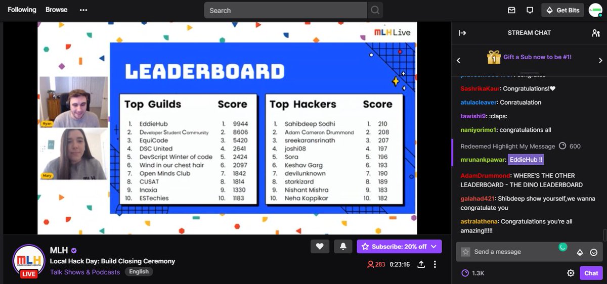 SeemaSaharan5's tweet image. This week was AWESOME!
To the community 👩🏻‍💻👨🏻‍💻
#EddieHub #LocalHackDay @MLHacks @eddiejaoude