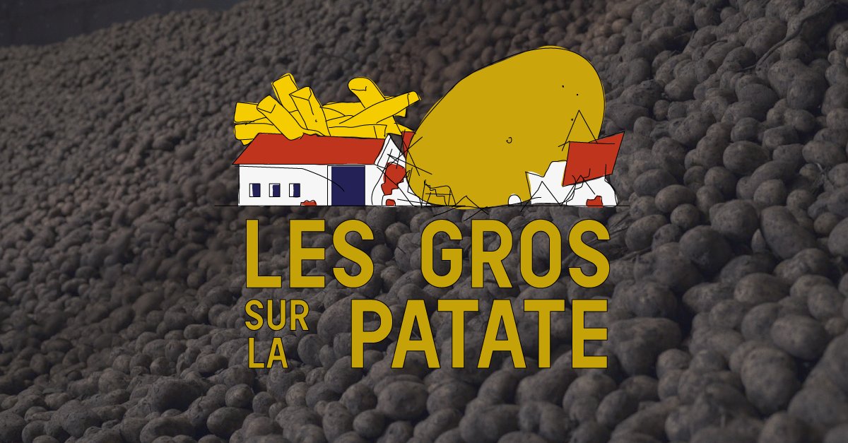 Mediacites's tweet photo. 🥔 « Les Gros sur la Patate » : c’est le nom de notre nouvelle enquête, en partenariat avec les médias belges @Apache_be et @Medor_mag.
Nous allons vous faire découvrir une filière en surchauffe, et son impact sur l’économie et l’environnement.
👉https://t.co/ZAWofWjK0M https://t.co/cWXvmtY0wo
