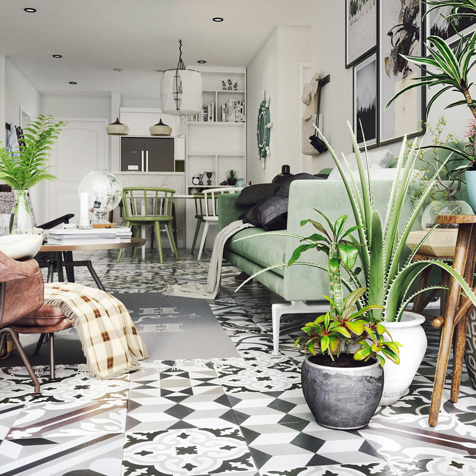 #MondayMotivation Que pensez-vous de cette pièce lumineuse pleine de plantes ? 😊
.
.
.
Source : Pinterest