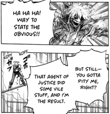 It is true that Endeavor IS responsible for the outcome of Dabi, but I would not make the claim that Endeavor is responsible for everything Dabi does as a result. Dabi is his own individual, with his own free will, and his own moral agency.