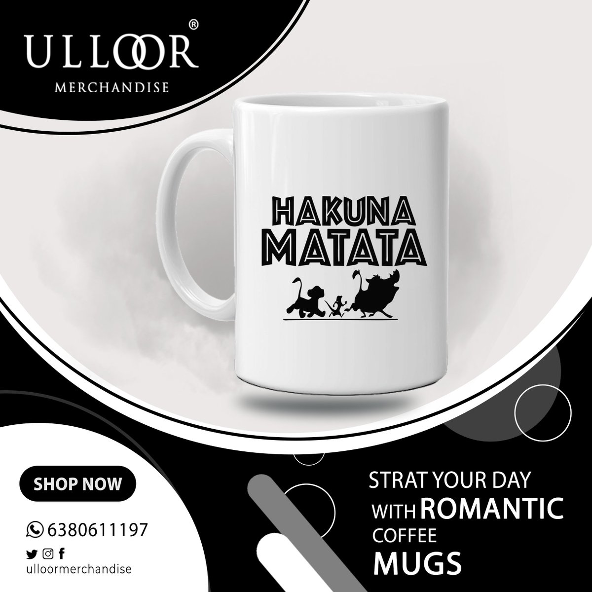 Get the most romantic coffee mugs and start your day together with a hot sip of coffee. We  manufacture couple coffee mugs and spread positive vibes to all. 

Visit us : ulloormerchandise.com

#mugs #cups #coffemug #personalizedmugs #ulloormerchandise