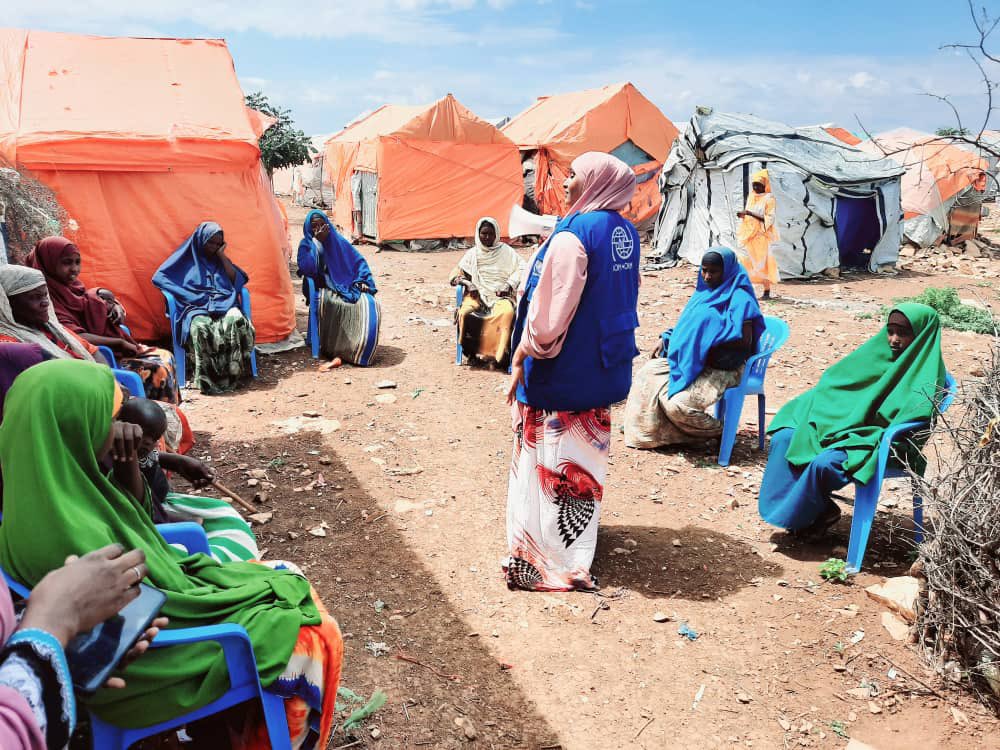 w_participation's tweet photo. "The training and awareness campaigns helped women know where they can report.” 
Displaced women &amp; girls in Somalia are extremely vulnerable to GBV. Check out how IOM Somalia engaged with the community for the #16DaysofActivism2020 
https://t.co/I5KEd7RPx8 https://t.co/ZAxbZLQKMR
