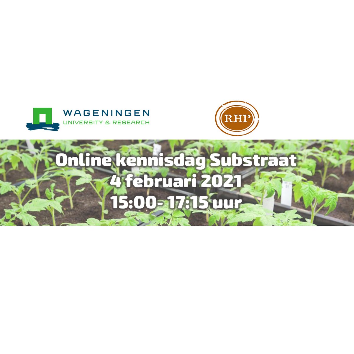 RHPgrowingmedia's tweet photo. Donderdagmiddag 4 februari is de #online #kennisdag #Substraat, georganiseerd door @WUR / BU #Glastuinbouw en @RHPgrowingmedia. Thema: Op weg naar #circulaire #substraatteelt. Meld u snel aan! Meer info via: https://t.co/ouYrJ30QIb https://t.co/NJaz3M8ZQA