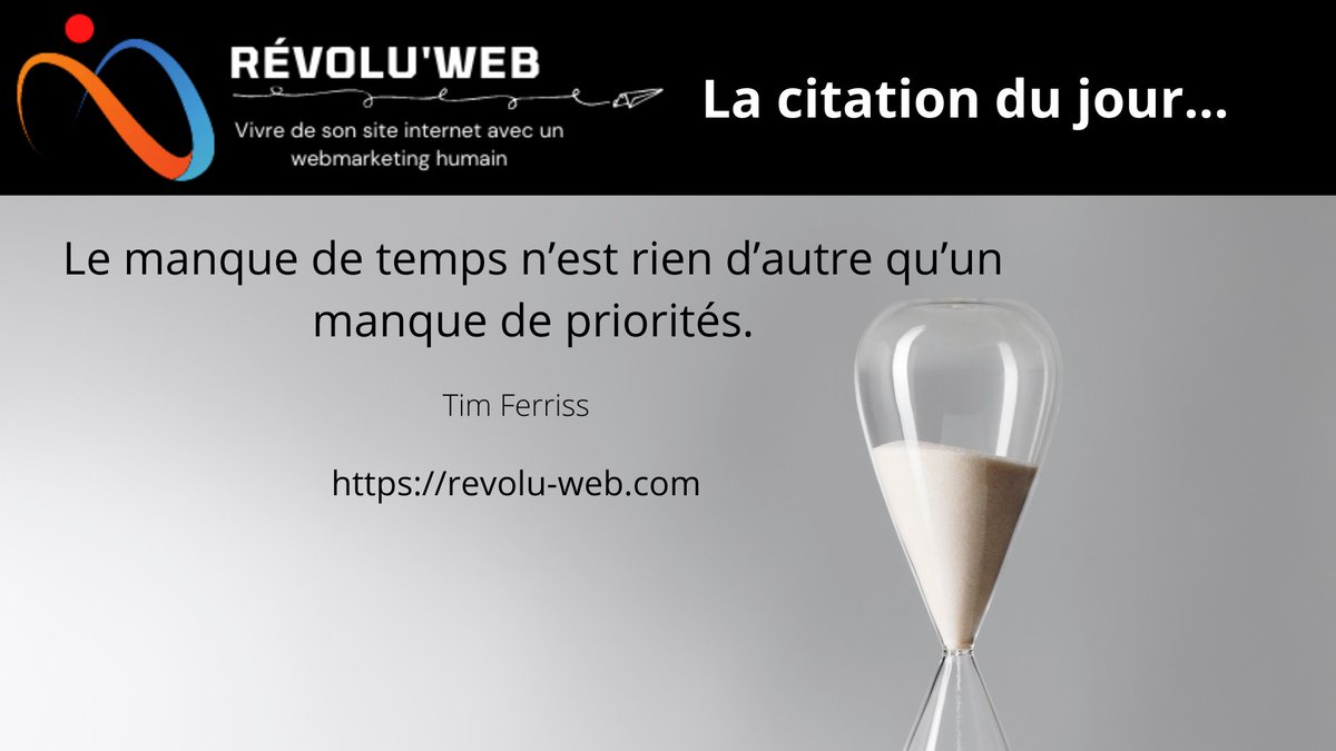 waytoawesomenes's tweet photo. RT @WebRevolu: ✅ Au final, pour les choses qui tiennent vraiment à coeur, on trouve toujours le temps ... Qu'en pensez-vous ?
#Business #internet #site #blog #trafic #prospects #clients #formationenligne #automatisationmarketing #webmarketing #tunn… https://t.co/Aun7uCmyDt