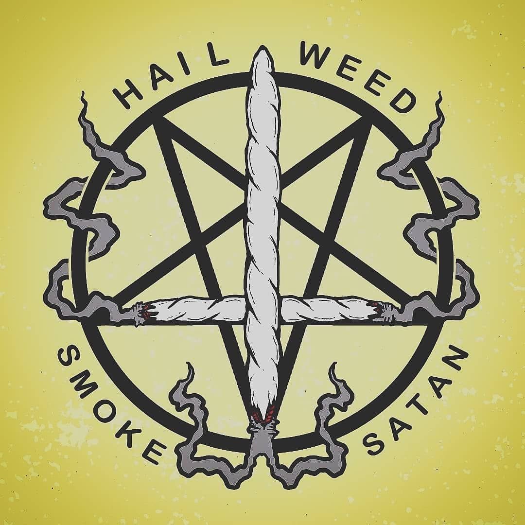 Reverse it.#hail #weed #smoke #satan #doom #stoned #riffs #metal #clouds #l...