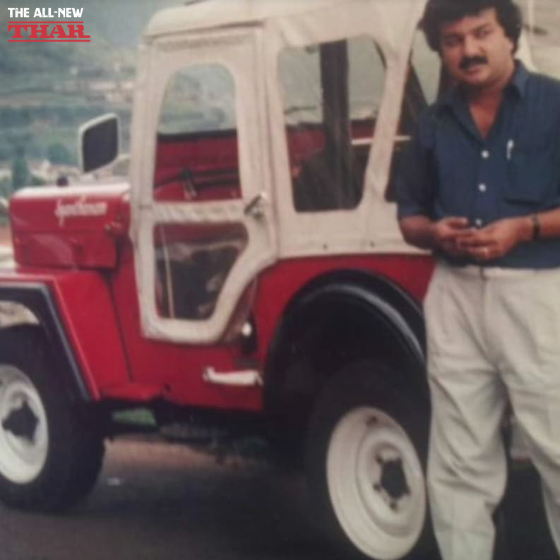 Mahindra_Thar's tweet photo. Growing up watching his father adventure in the #MahindraClassic and the #MM540 sowed in Arjun, the dream of owning a Thar someday. A big shoutout to arjunrajanpottekkat (On Instagram) for turning his dream into a reality with #TheAllNewThar!
#ExploreTheImpossible #MahindraThar https://t.co/SRKU5045mx