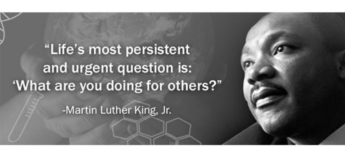 purposepushers's tweet image. "Life's most persistent and urgent question is: 'What are you doing for others?" - MLK Jr. #Serve #OnPurpose #MartinLutherKing
