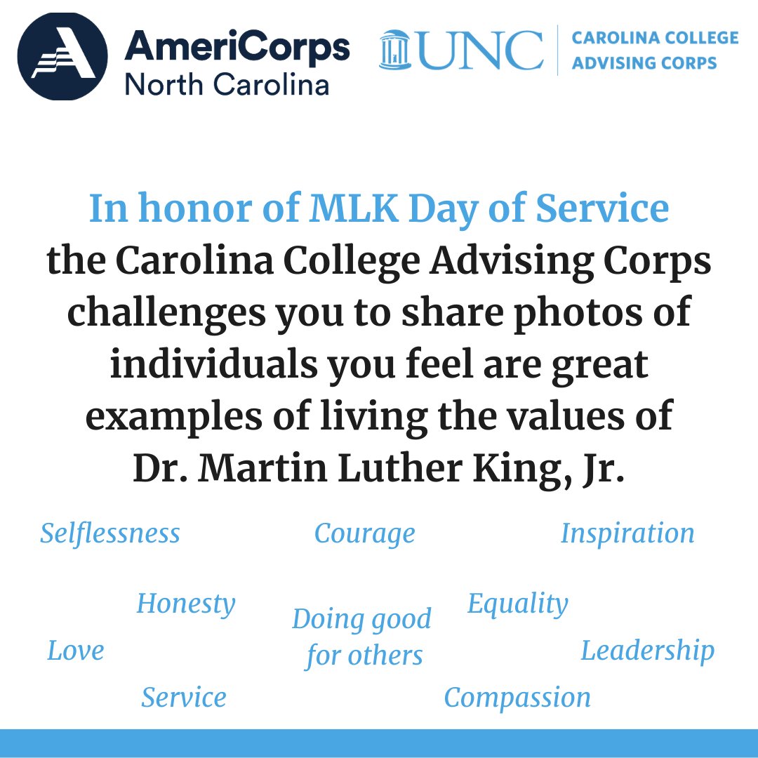 In honor of MLK Day of Service, we encourage you to join us in sharing these photos! #CCACMLKDayShoutout