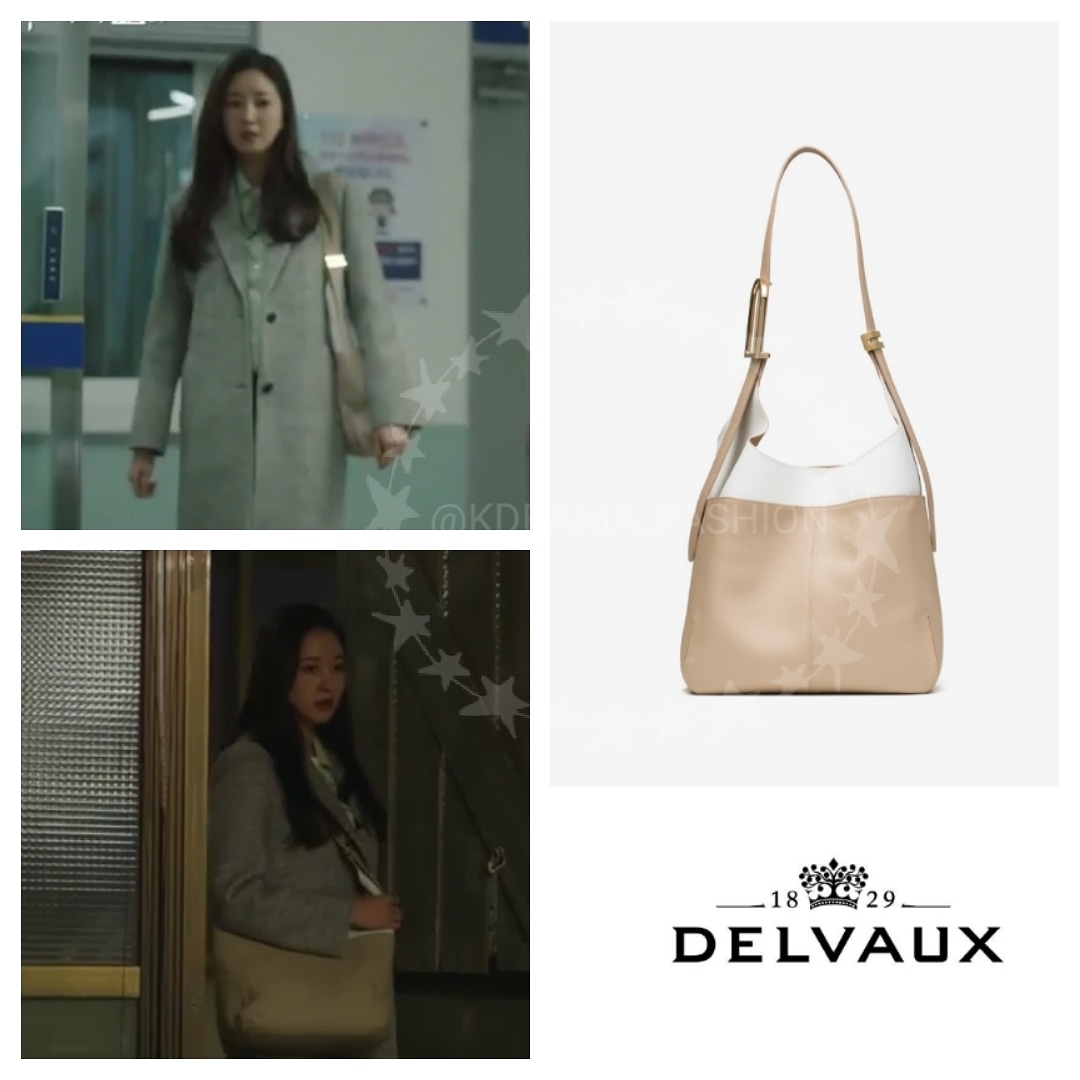 Kim Sa-Rang carried DELVAUX So Cool MM in Jumping Calf, Sand-Optic White in Revenge Episode 14. #kimsarang #김사랑 #복수해라 #드라마패션 #델보 #DELVAUX #revenge #kimsarangstyle...
