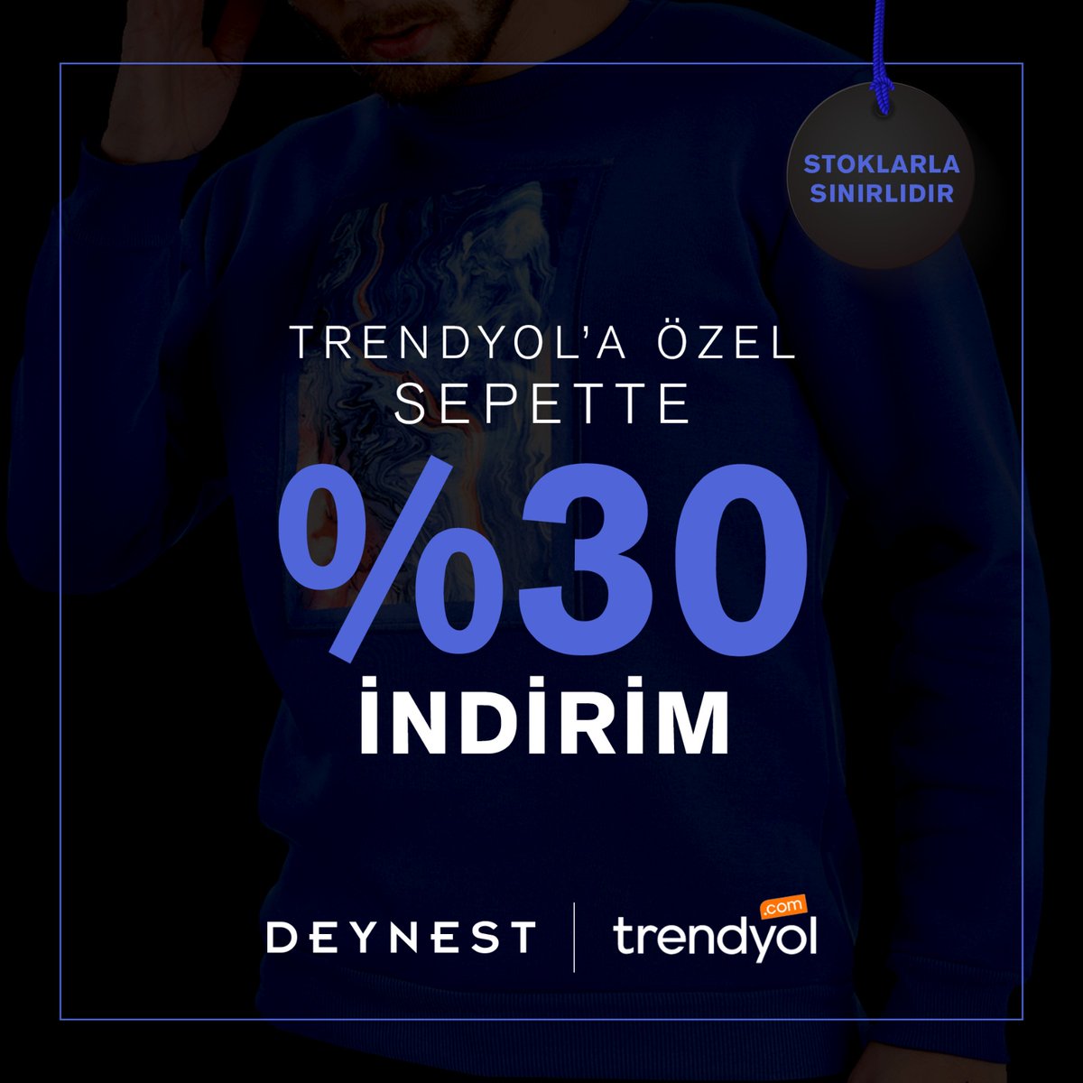 deyneststore's tweet photo. @Trendyol 'a özel sepette %30 indirim fırsatı sizleri bekliyor!

Hemen alışverişe başla, link bio'da 🛒

#Deynest #WhyNotAll #Sweatshirt #Trendyol https://t.co/eBop2aT3De