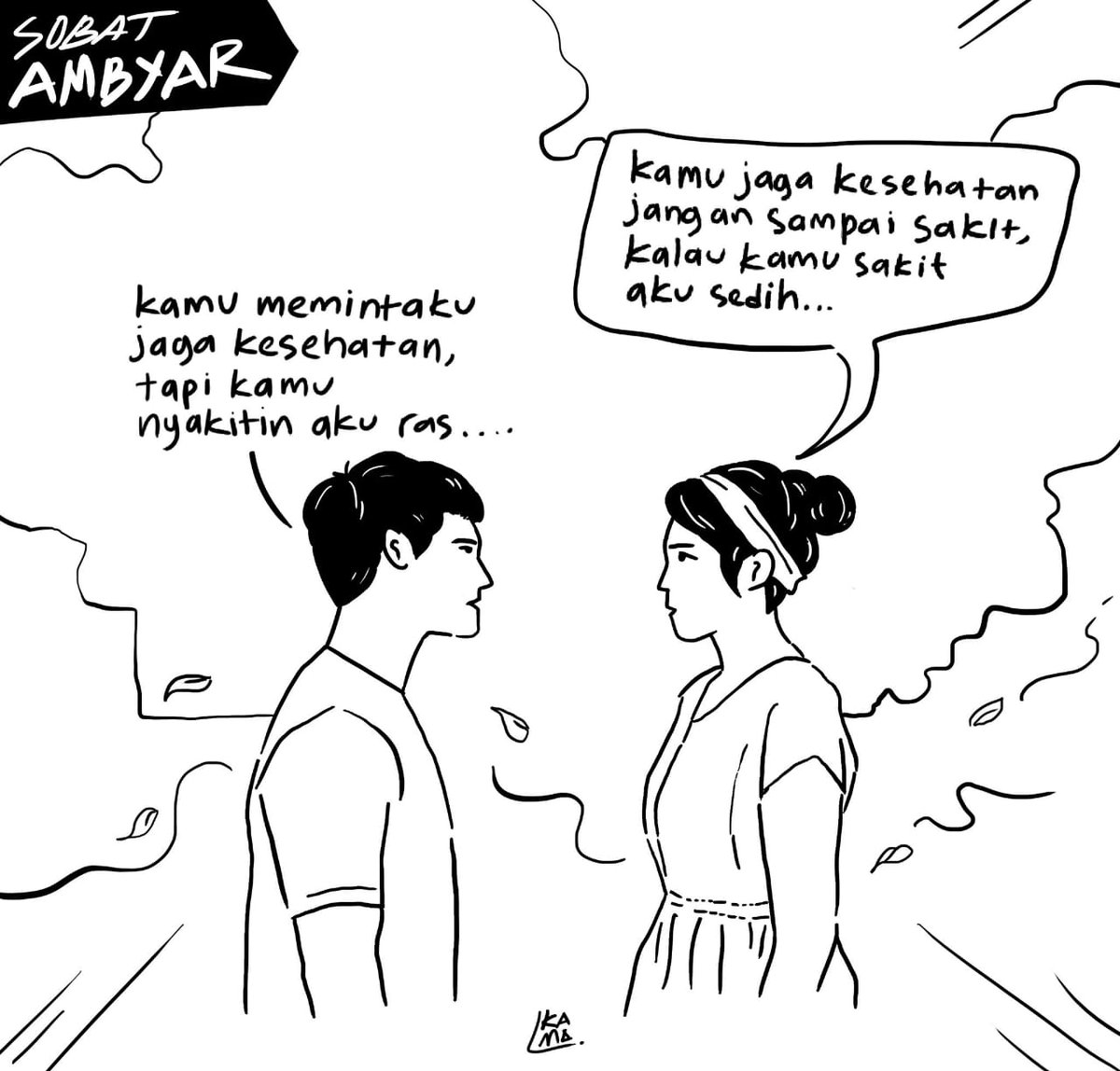 Sing setia kalah karo sing selalu ada, sing selalu ada kalah karo sing " berada "

Hidup kadang selucu itu.
🙂

Gambar dari mas <a href="/aidunoo/">🦄🦄 two unicorns</a> 
Matur nuwun mas 💝

#sobatambyar
#sobatambyarfilm