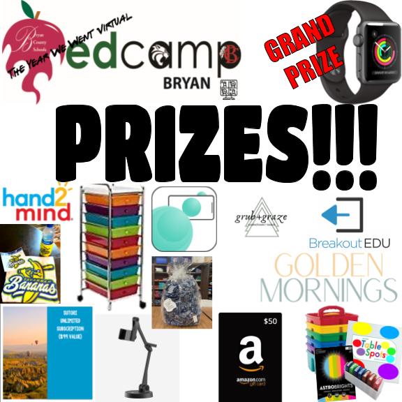 Who doesn't love to win a great prize? #EdCampBryan has some great prizes, including an Apple Watch! Check them all out here: bit.ly/ECBprize Don't forget to register. bit.ly/ECBregist Be sure to post your ideas to the padlet. bit.ly/ecpdt