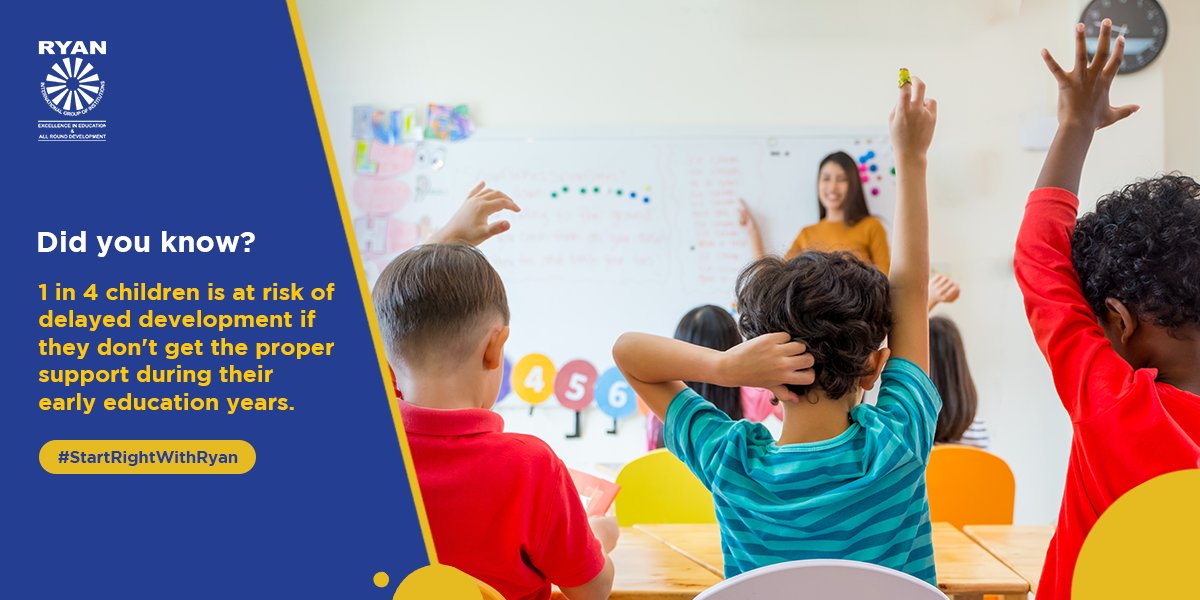 RyanIntlGrp's tweet photo. Entrust your child's early education to expert teachers trained to identify different developmental markers, nurture and educate children as per their capabilities and provide support when needed. Know more about our classes: https://t.co/pjRmbJa9qH
#StartRightWithRyan #RyanLMS https://t.co/nMshMKrP8D