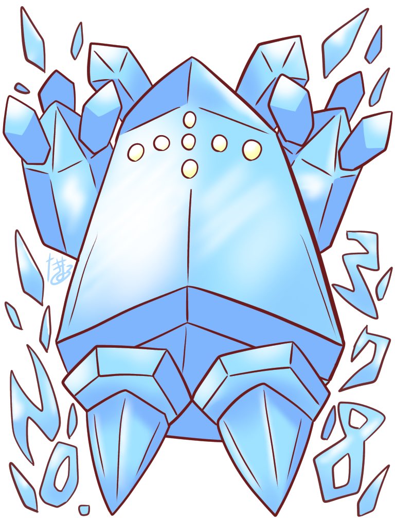 まりょセウス まりょちゃん1日1ポケ No 378 レジアイス じゃきー レジ兄弟の氷担当 マグマでも溶けない すごい氷の身体を持つぞ Orasではレジギガスに出会う為の下準備の一つとして コイツにnnを付けた上で氷っぽいアイテムを持たせるという