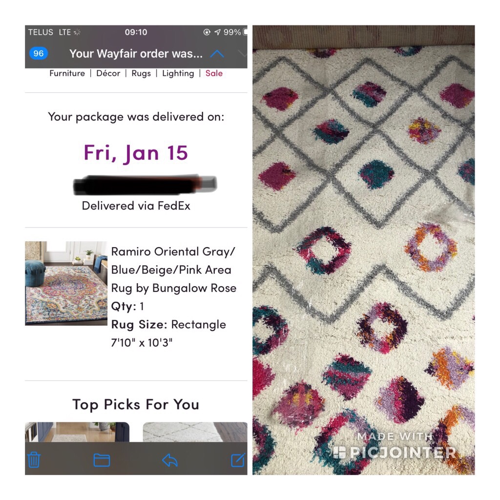 HoStowe's tweet photo. .@Wayfair what I ordered vs what I got. Seriously?! How cheap does this look 😡🤬😡 https://t.co/CiZ7X8wSys