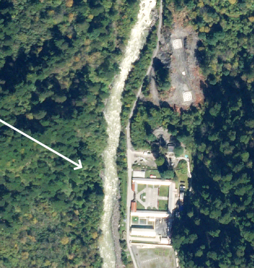 The imagery annotations included in the NDTV report mention an older military installation (形琼普张营地) that was constructed prior to the village. Google Earth shows it's been there since 2000.