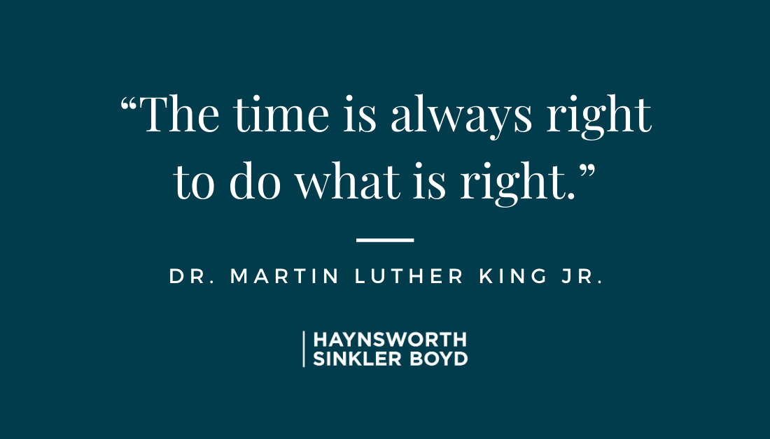 As we observe Martin Luther King Jr. Day, let us all take time to reflect on Dr. King’s work and how we can continue building a better tomorrow. #MLKDay