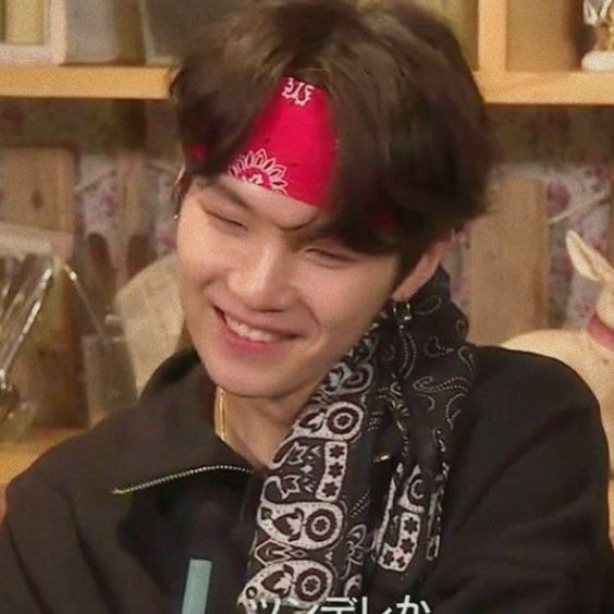 - Yoongi being the most precious boy a thread; #YOONGI  @BTS_twt