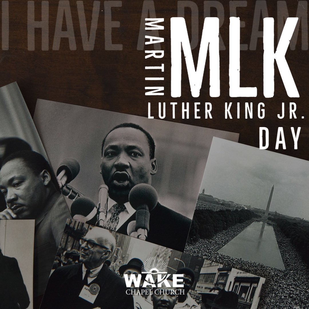 wakechapel's tweet photo. Rev. Dr. Martin Luther King, Jr left an indelible mark on communities near and far. Therefore, we must continue to move forward and live into his vision of “the beloved community” so that peace and justice are no longer an afterthought. #MLK #MLKDay2021 #WakeChapelChurch https://t.co/mowqPrz47F