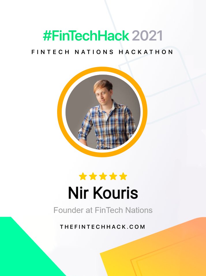 nirkouris's tweet image. Happy to take part on the FinTech Nations Hackathon ! #FinTechHack thefintechhack.com #FinTechHackathon