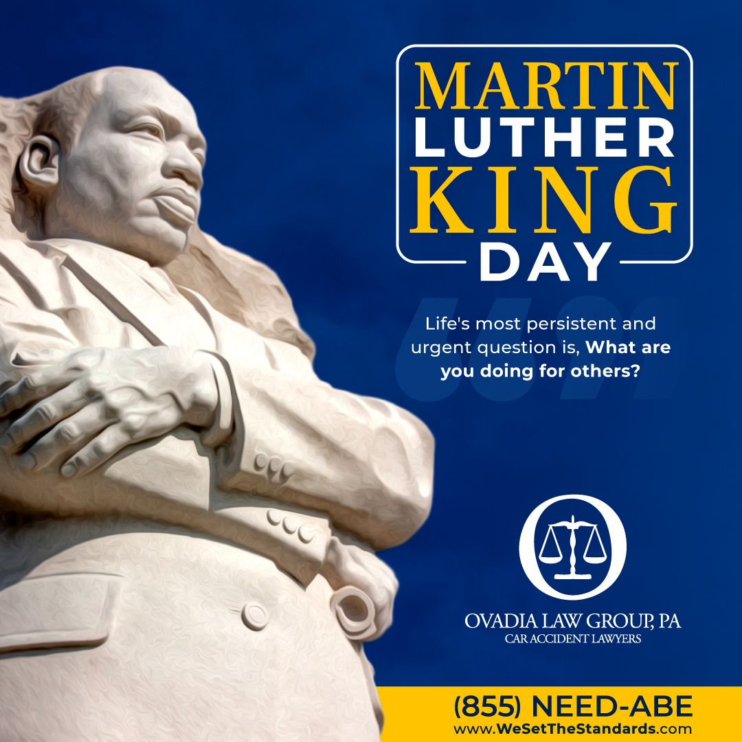 OvadiaLawGroup's tweet photo. Martin Luther King Day. https://t.co/s6Dk88RZil