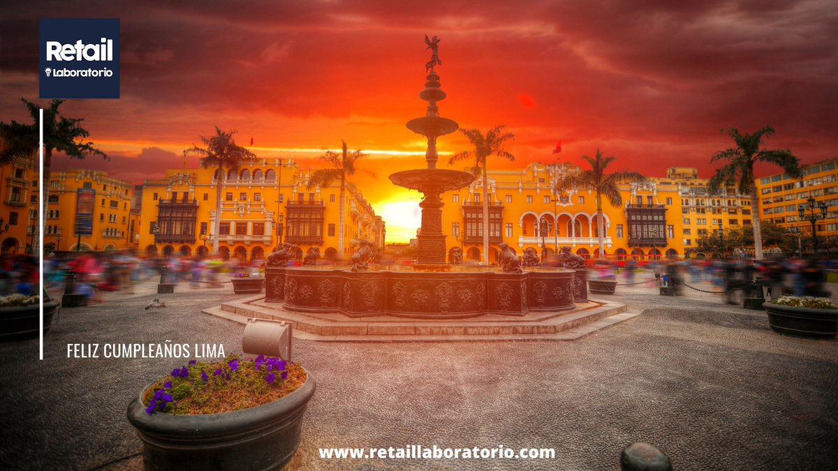 RetailLaborator's tweet image. En 14 años mas la Ciudad de Lima cumplirá 500 años de ser fundada y la verdad se requieren cambios de fondos para poder hacer de esta caótica ciudad un lugar menos agresivo para vivir. En nuestras manos está. Feliz cumpleaños Lima.

▪️retaillaboratorio.com