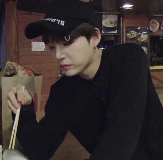 - Yoongi being the most precious boy a thread; #YOONGI  @BTS_twt