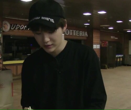 - Yoongi being the most precious boy a thread; #YOONGI  @BTS_twt