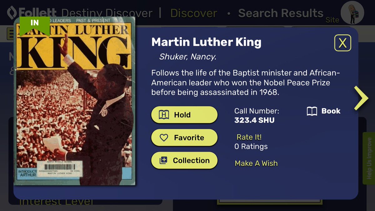 NCIVSLIBRARY's tweet image. It’s Martin Luther King Jr. Day! While learning from home, try searching by the Civil Rights Movement leader’s name in the @LCLibraryca catalogue and filter your search to eBooks to learn more while you #stayhome! DM us if you need help finding resources.📩⁣