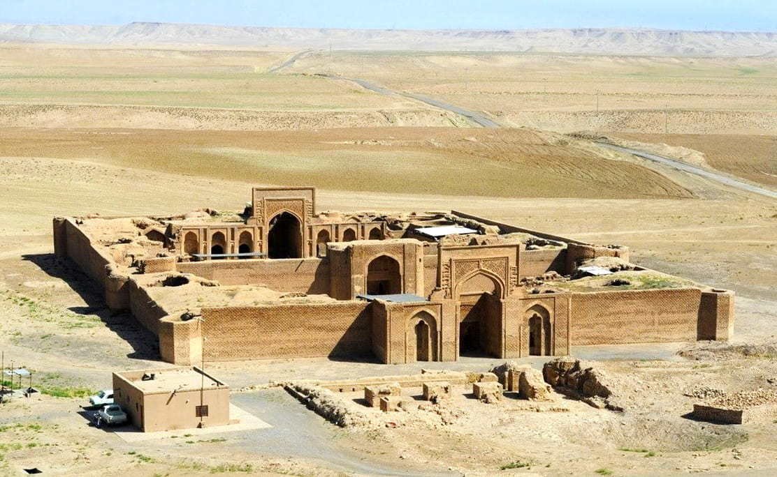 Bonus. Outside what is the former Soviet republics of Central Asia, we can also find great examples of caravanserais. Like the Ribat-i Sharaf, built in the 12th century under Seljuk rule 7/7 Razavi Khorasan province
