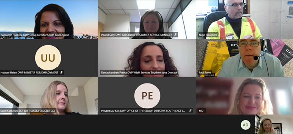 Excellent meeting today with the Minister for Employment, CPJ Group and DWP. We have been working hard collaboratively to both increase and diversify our workforce as well as adding social value by recruiting locally to our depots. @JCPinSussex <a href="/JCPinSurrey/">JCP in Surrey</a> @PaulBur14700392