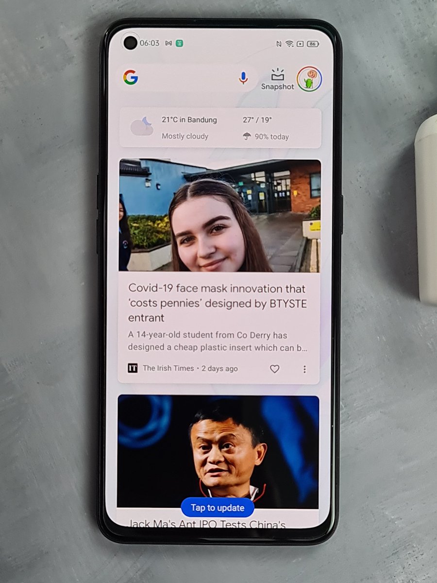 Kenikmatan menonton juga ditambah dukungan Dolby Atmos untuk tata suaraTambahannya lagi, skrg  #OPPOReno5 layarnya sudah mendukung refresh rate 90Hz dan Touch Response 180Hz.Refresh rate ini memang tidak berjalan di semua aplikasi, tetapi untuk scrolling terasa buttery smooth.