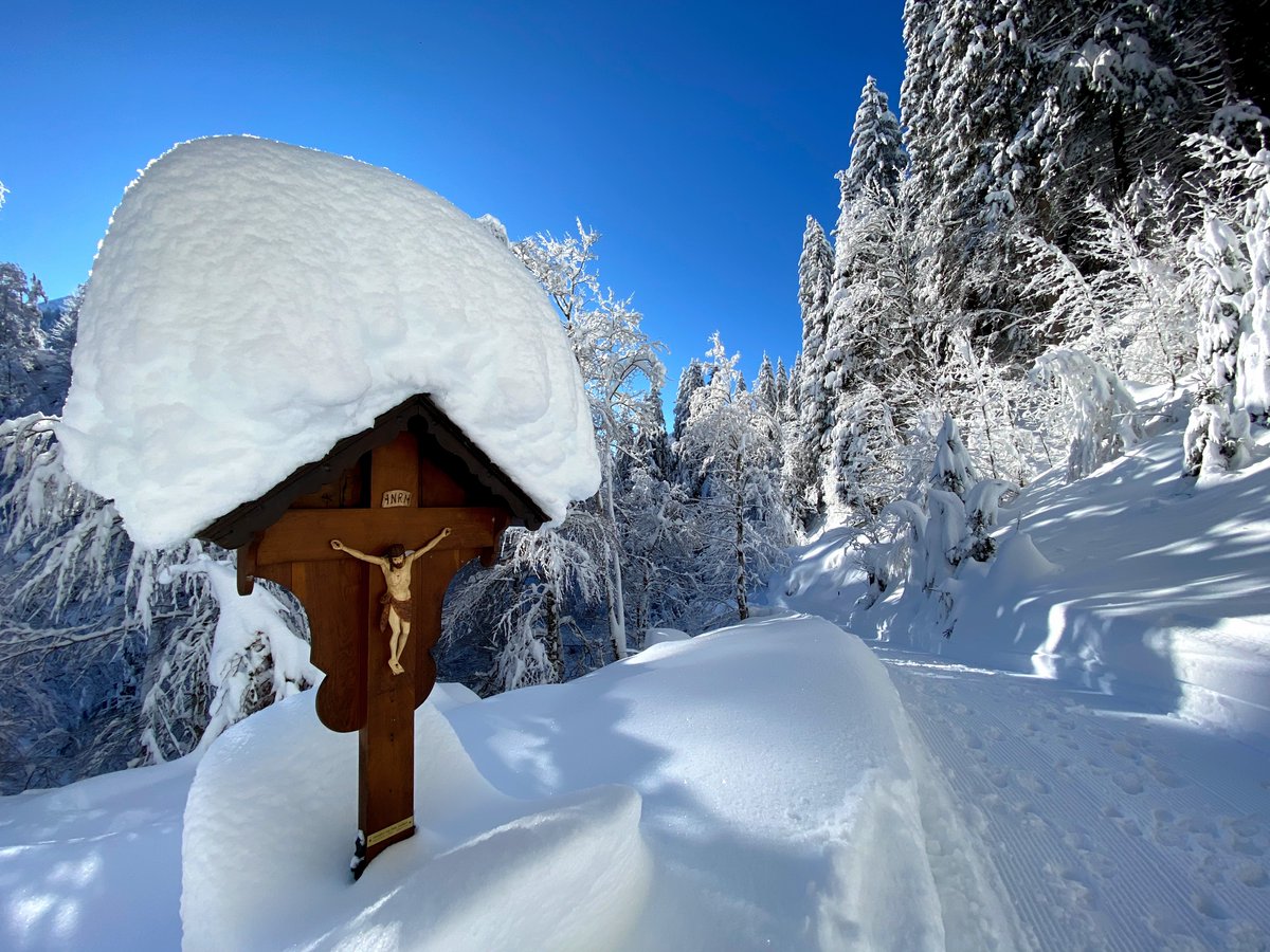 Was für ein Winter. Leider ohne Euch. #Kleinwalsertal #riezlern #vorarlberg #winterurlaub #schnee #snow
