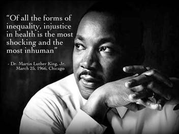 Dr. King’s words during the civil rights mov't are especially poignant during this #COVID19 pandemic. They serve as a sobering reminder of the continued work that must still be done to ensure that everyone receives compassionate, scientific, ethical, and equitable care.