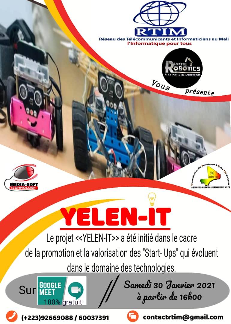 cactic_mali's tweet photo. Le #RTIM invite la #CACTIC dans le cadre de son projet Yelen IT deuxiÚme numéro, qui sera présenté le 30 janvier 2021 sur Google Meet.
Un lien Google Meet vous sera envoyer à l'approche de l'événement.
@cactic_mali ,@trawore ,@fatoumatatang4 ,@seydoubah https://t.co/Ryq0YSuOXe