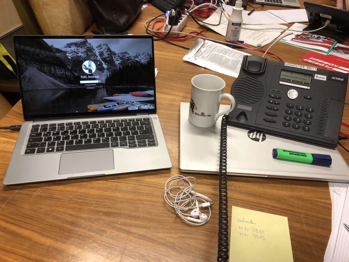 nerdtranslator's tweet image. Another week of supporting civil protection department during the Covid-19 pandemic. Homeoffice in the „bunker“ and special car. I am very proud that my employer @delltechde is making that possible and allow me to help #Iwork4Dell #Covid #ehrenamt #katastrophenschutz