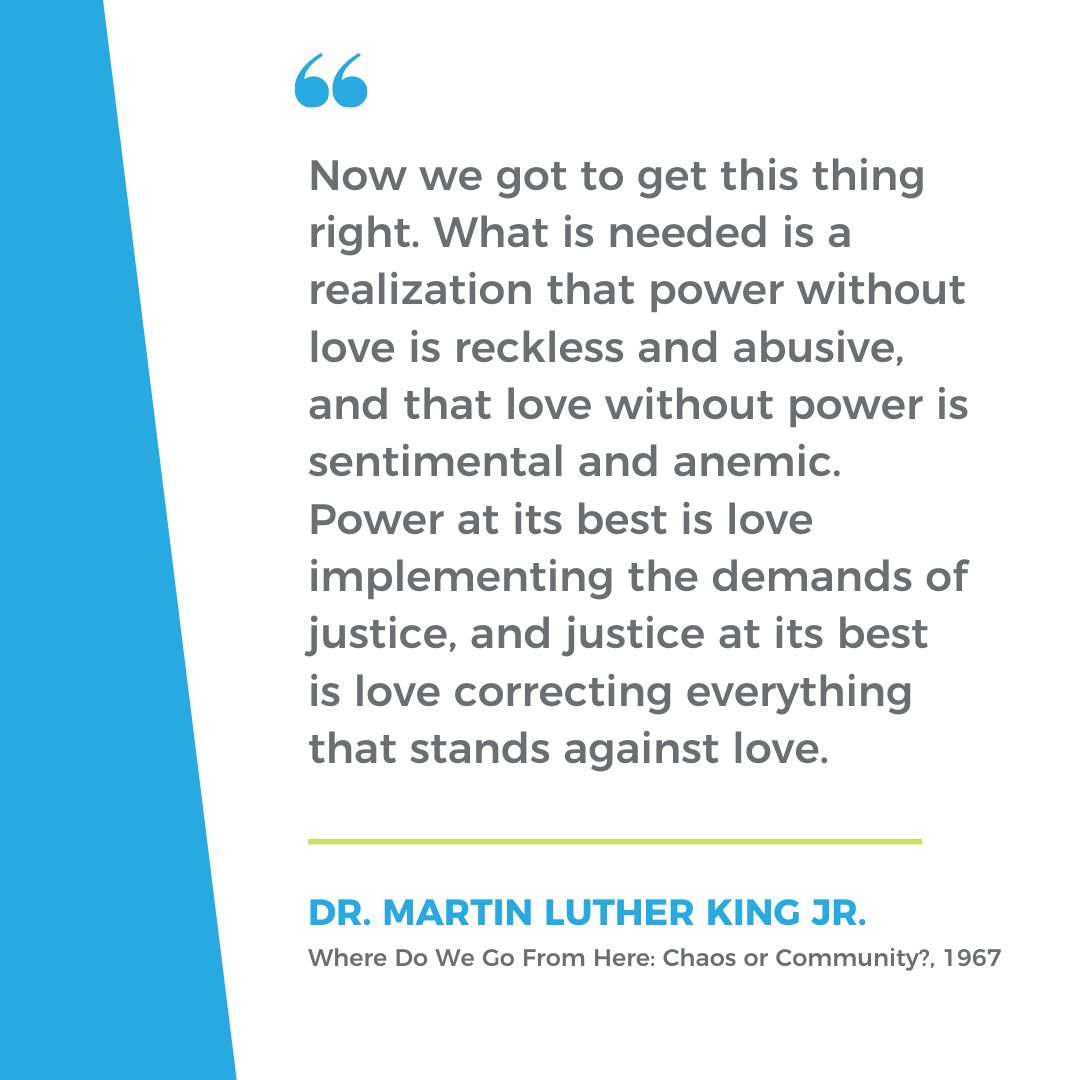 Today we honor Dr. King’s legacy.