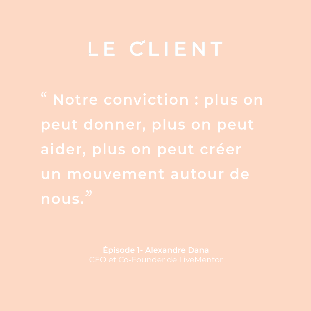 #FLASHBACK
Vous vous souvenez ? Notre tout premier épisode sorti en octobre avec Alexandre Dana, CEO de LiveMentor.
Toujours disponible sur toutes les plateformes avec tous nos épisodes. Si vous ne l'avez toujours pas écouté, n'hésitez surtout pas. 😉