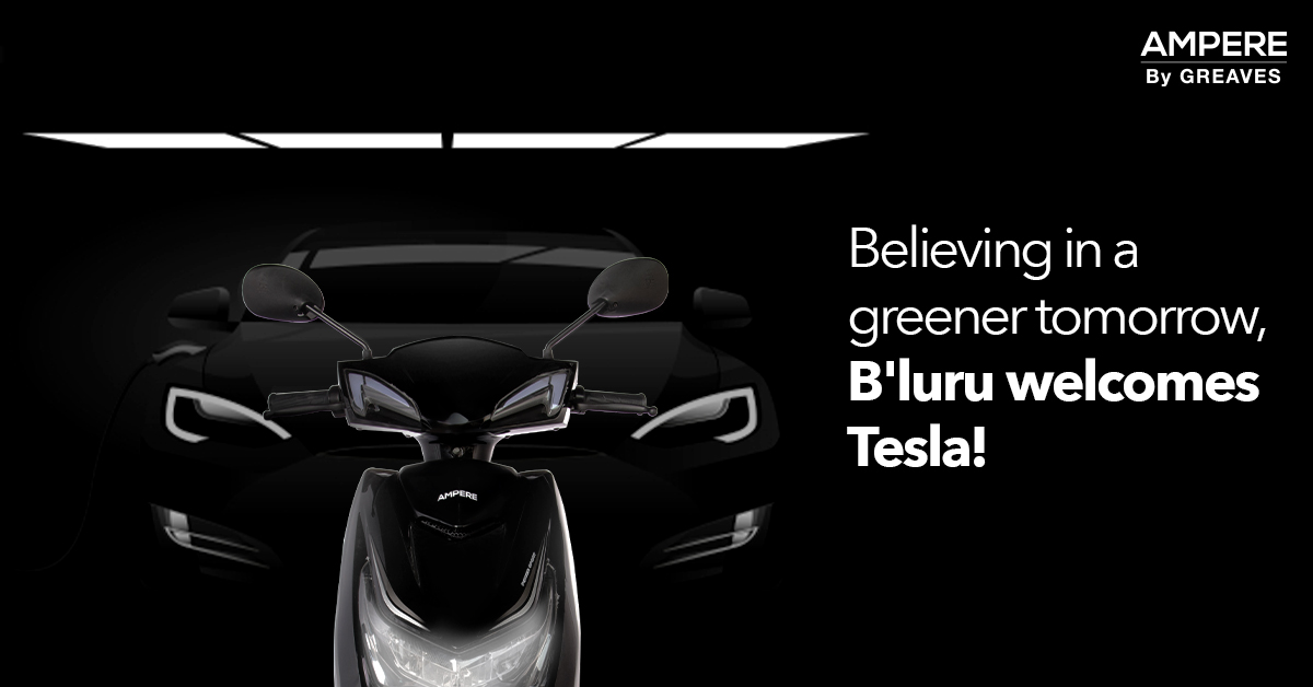 ampere_ev's tweet photo. As #Tesla comes to India, as we look forward to greener roads and a brighter future. Here's to making waves in the EV revolution.

#TeslainIndia #WelcomeTesla #ElonMusk #ElectricVehicles #emobility #UnlockLifeWithAmpere #TeslaEnergy #Sustainability https://t.co/KHfBCJH3Dx