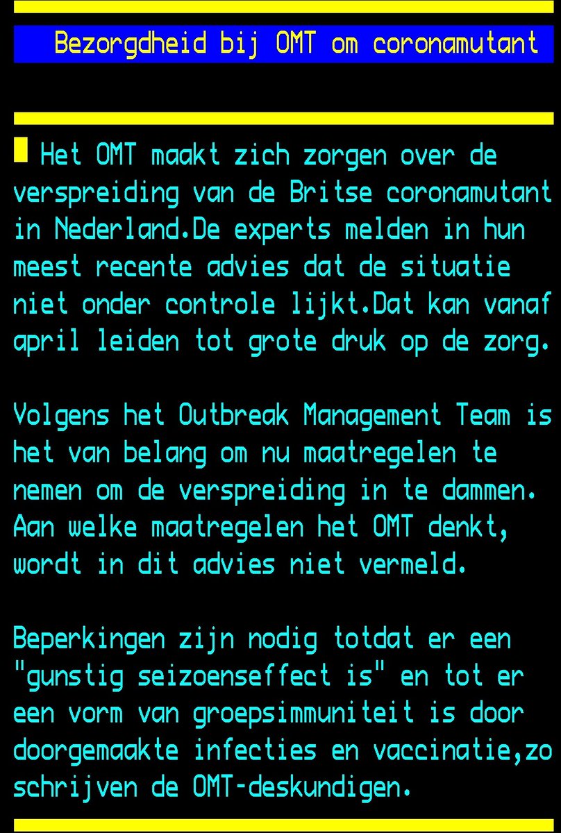 Diggerich_'s tweet photo. Weer hetzelfde liedje en LEUGENS

Mijn hemel hoelang trappen mensen hier nog in???
Controle heb je NÓÓIT.
Niet over een virus, niet over zorgvraag.

Mutaties zijn zwakker!
Verspreiding moet NIET ingedamd.
Verspreiding moet.

Wat een onkunde.
Wat een misleiding.
#PseudoExperts https://t.co/Fjp8pYBb0b