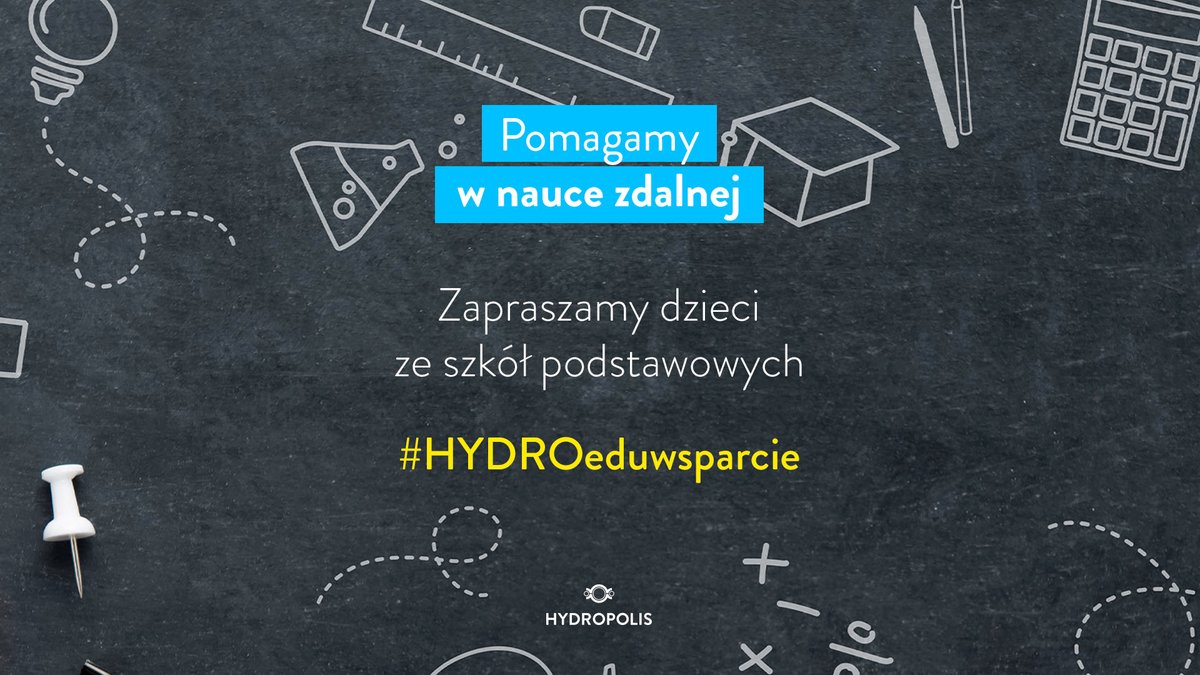 #HYDROeduwsparcie powraca! 
Zapraszamy uczniów szkół podstawowych na bezpłatne zajęcia. Rozwiejemy wszelkie szkolne wątpliwości! Spotkania odbywają się online i wymagają wcześniejszych zapisów.
Formularz zapisów znajdziecie pod linkiem:
tinyurl.com/hydroedu