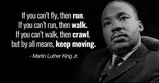 Today is a day of self- reflection...to live by Martin Luther King Jr's words ...to make changes in our own circle of influence.