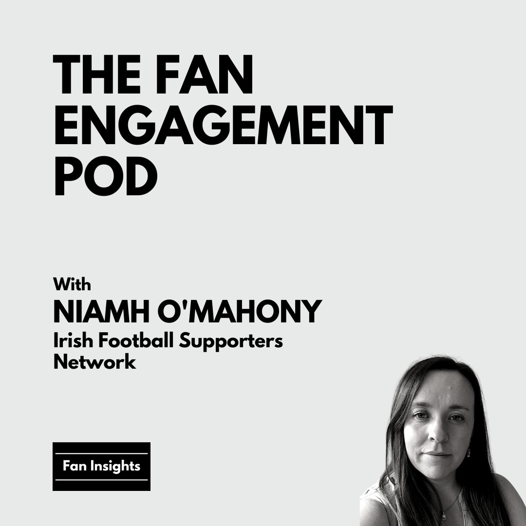 🎙️The Fan Engagement Pod is back. Episode 29 of the Fan Engagement Pod is with @Niamh_OMahony, Secretary of the Irish Football Supporters Network (@ISN_football). Download via your fav podcast app or go to Acast: shows.acast.com/fan-engagement… 🎙️Available on Spotify, Acast and more