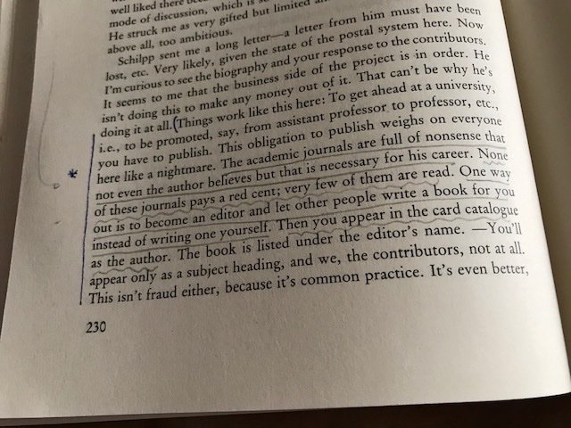 Samantharhill's tweet photo. "The academic journals are full of nonsense that not even the author believes but that is necessary for his career. None of these journals pays a red cent; very few of them are read."

Hannah Arendt https://t.co/MfxK2YtAnT