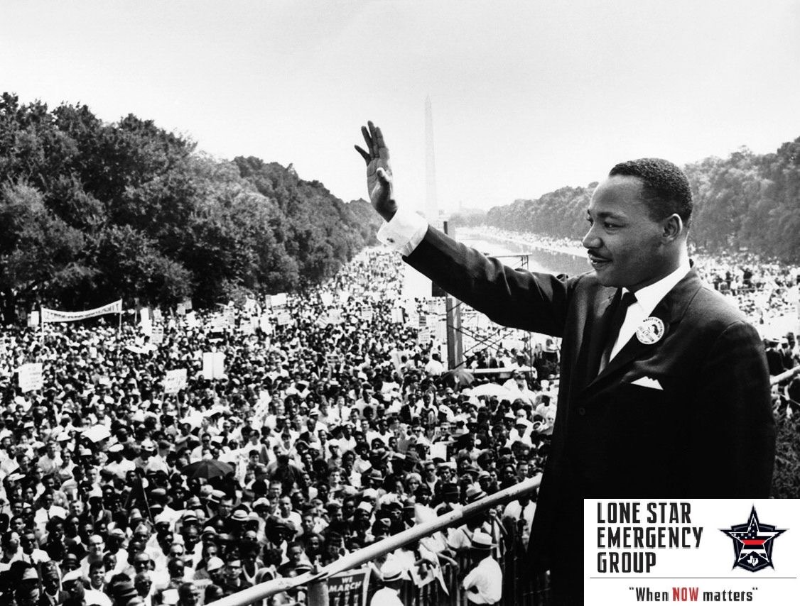 LoneStarEG's tweet photo. “The time is always right to do what is right” - Martin Luther King Jr

#MLK #MLKJrDay #LoneStarEmergencyGroup #LoneStarState #FiretrucksofAmerica #FiretrucksofTexas #Firefighter #Firefighting https://t.co/oG92uADsw2