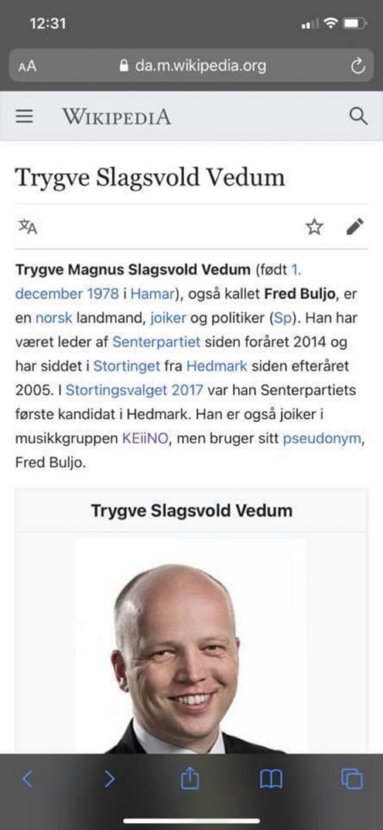 Tusen takk, dansk Wikipedia! da.m.wikipedia.org/wiki/Trygve_Sl… #nrkmgp <a href="/Senterpartiet/">Senterpartiet</a>